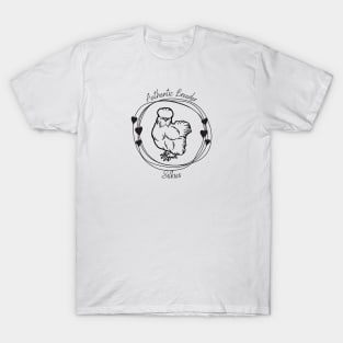 Authentic Silkie Breeder with Hearts T-Shirt